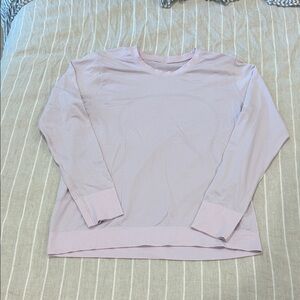lululemon athletica Light Pink Long Sleeve Tee